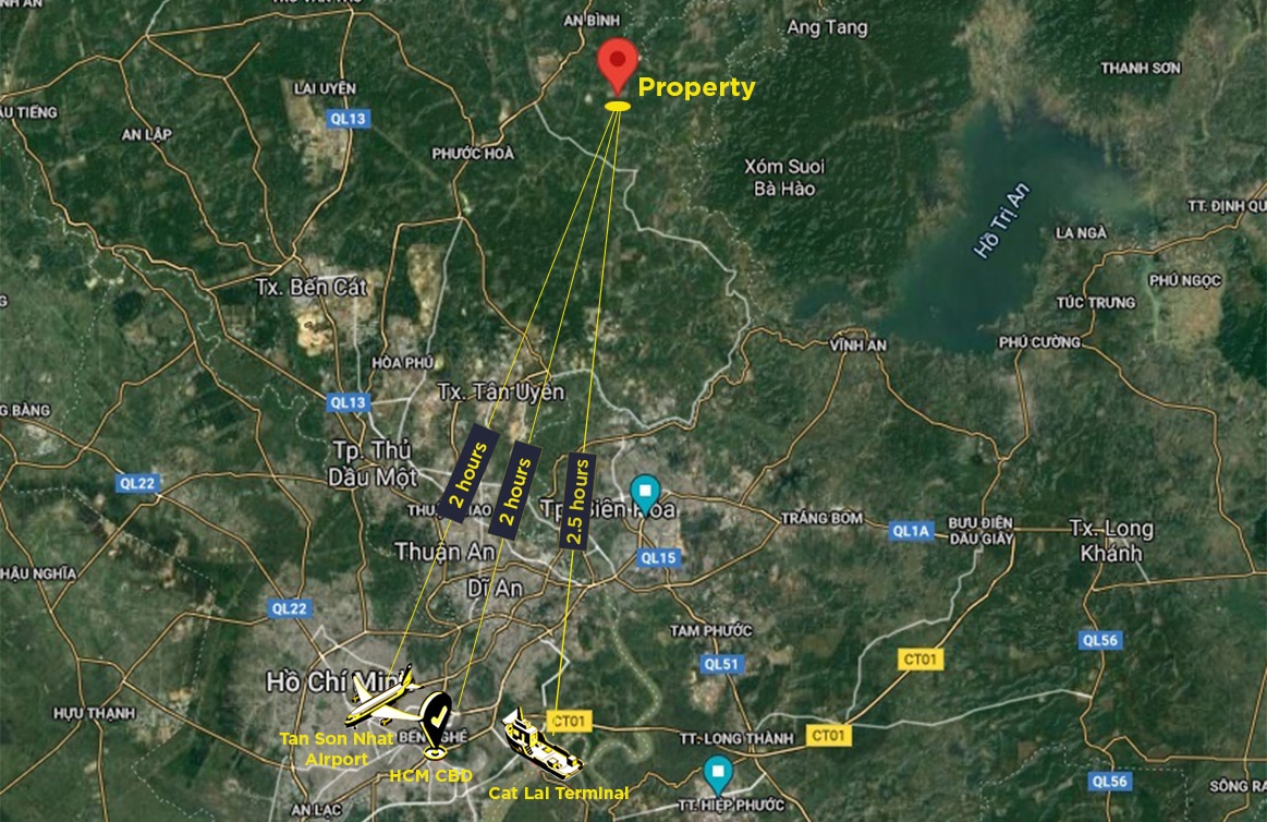 Industrial land for lease in Binh Duong