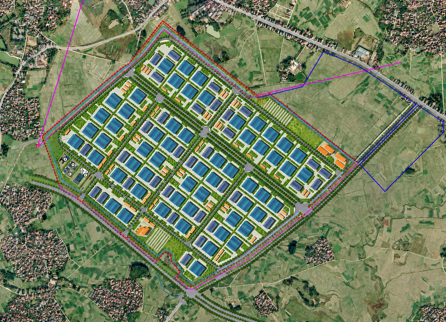 SBN-L119 Industrial Land for Lease in Bac Ninh
